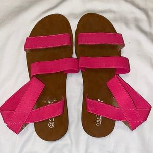 Hot Pink Sandals